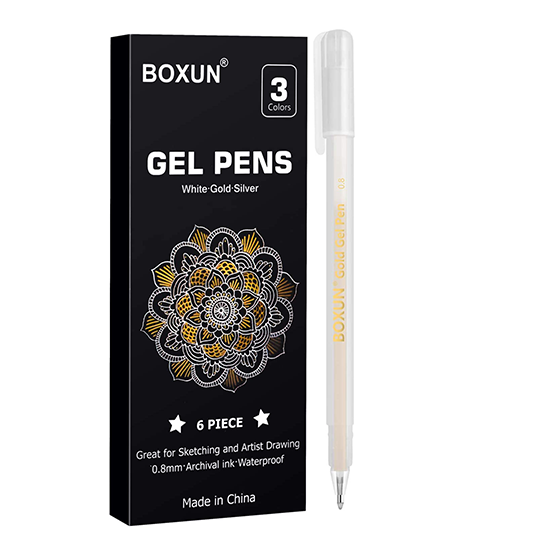 Boxun Gold Gel Pen X1 Units – Marianella Morrison
